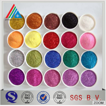 1/128 golden/silver Glitter Powder Metallized PET glitter powder for screen print